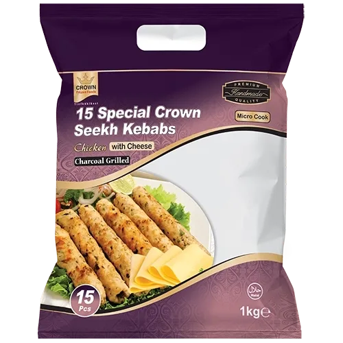 Screenshot of Special Chicken Seekh Kebabs with Cheese